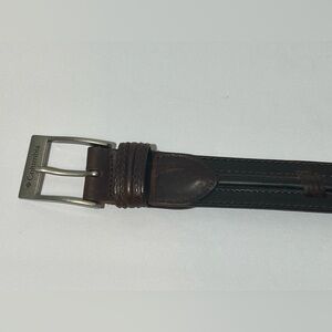 Columbia Genuine Leather  Belt Brown Sz 34 Preowned 11CO0255
